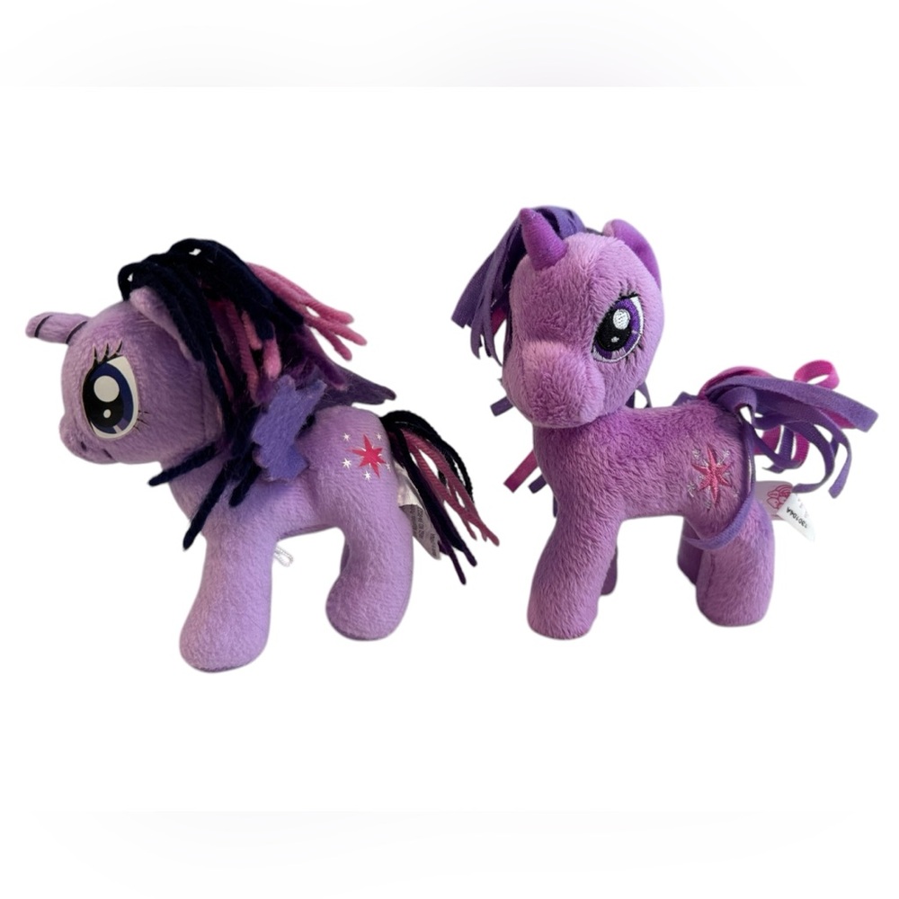 Set of 2 Plush My Little Pony Twilight Sparkle Pony Friendship is Magic